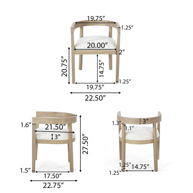 Daney Barrel Back Dining Chair & Reviews | Birch Lane Daney Barrel Back Dining Chair & Reviews | Birch Lane